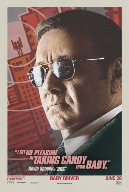 Affiche Poster de Baby Driver avec Ansel Elgort et Lily James 2017