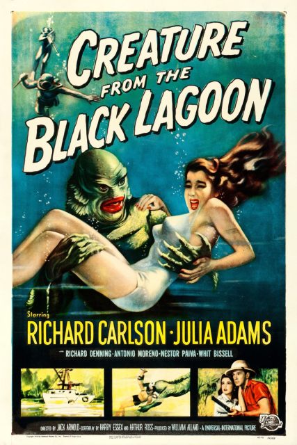 Affiche Poster de L'étrange créature du lac noir Creature from the Black Lagoon 1954