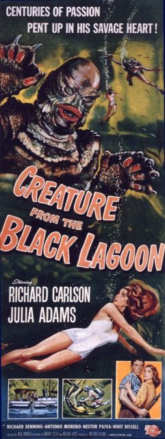 Affiche Poster de L'étrange créature du lac noir Creature from the Black Lagoon 1954