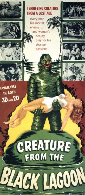 Affiche Poster de L'étrange créature du lac noir Creature from the Black Lagoon 1954