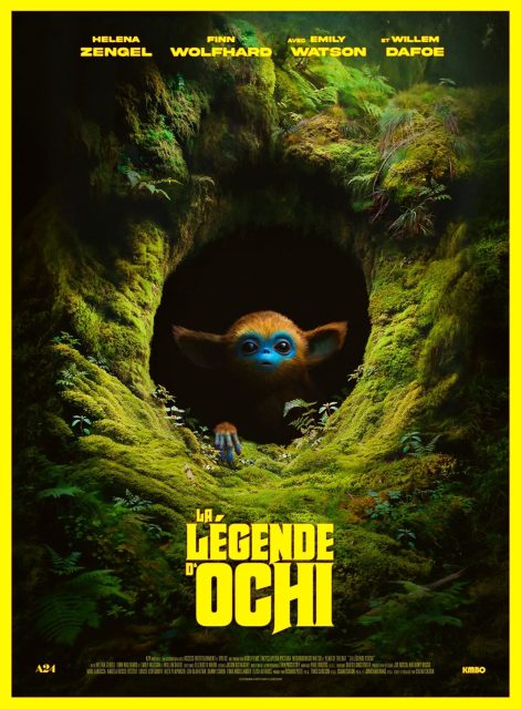 La légende d'Ochi - Streaming. 1 Affiche Poster Willem Dafoe et Emily Watson dans La légende d'Ochi 2025