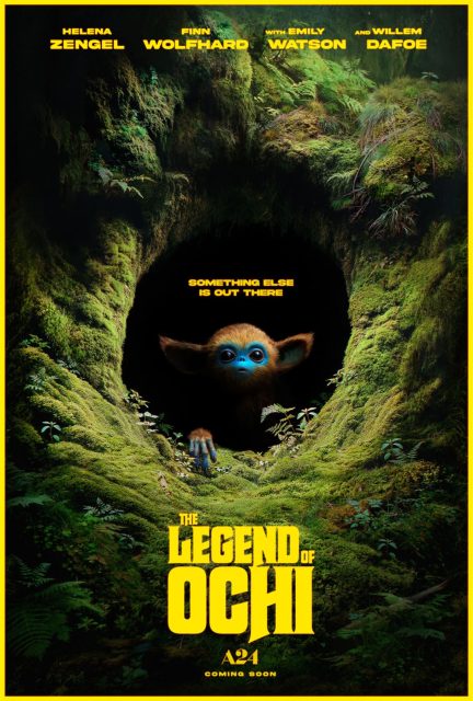 La légende d'Ochi - Photos et affiches. 2 Affiche Poster Willem Dafoe et Emily Watson dans La légende d'Ochi 2025