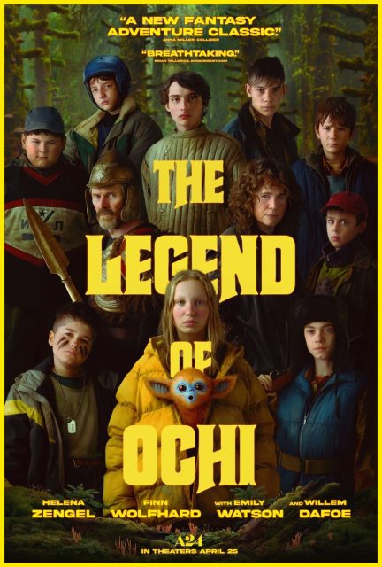 La légende d'Ochi - Photos et affiches. 3 Affiche Poster Willem Dafoe et Emily Watson dans La légende d'Ochi 2025