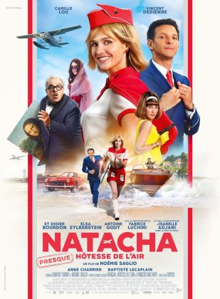 Affiche Poster de Natacha (presque) hôtesse de l'air avec Camille Lou et Vincent Dedienne 2025