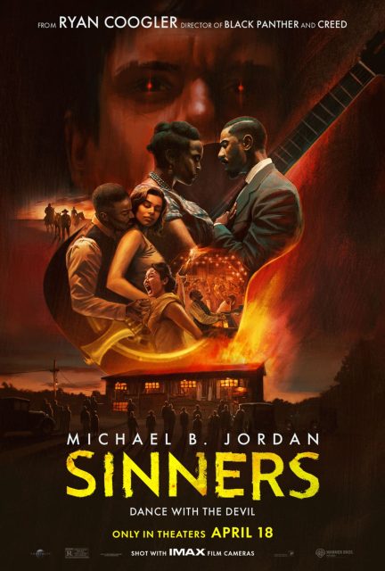 Sinners. 17 Affiche Poster de Sinners avec Michael B. Jordan et Hailee Steinfeld 2025