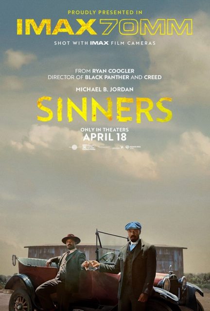 Sinners. 31 Affiche Poster de Sinners avec Michael B. Jordan et Hailee Steinfeld 2025