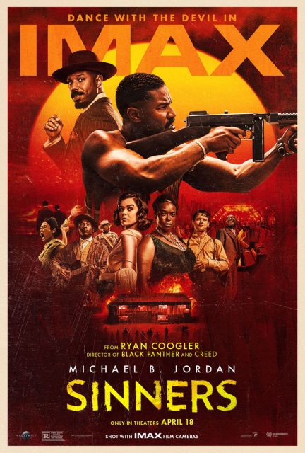 Sinners. 33 Affiche Poster de Sinners avec Michael B. Jordan et Hailee Steinfeld 2025