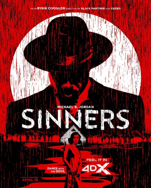 Sinners. 34 Affiche Poster de Sinners avec Michael B. Jordan et Hailee Steinfeld 2025