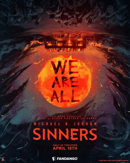 Sinners. 37 Affiche Poster de Sinners avec Michael B. Jordan et Hailee Steinfeld 2025