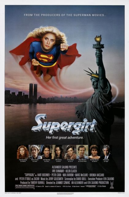 Affiche Poster de Supergirl avec Helen Slater 1984