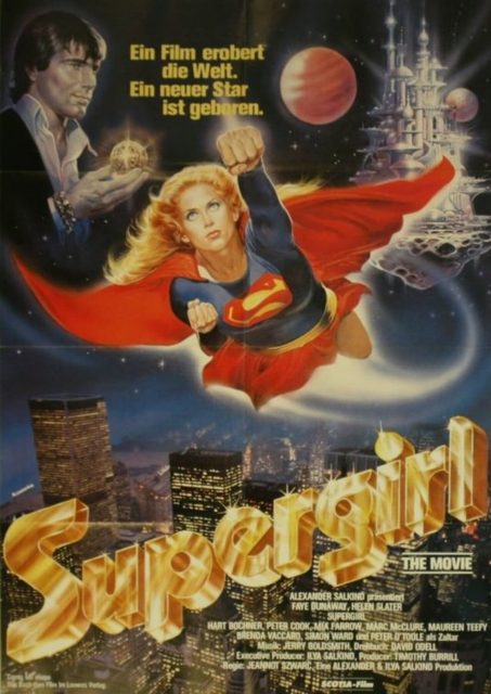 Affiche Poster de Supergirl avec Helen Slater 1984