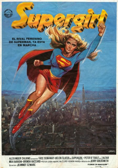Affiche Poster de Supergirl avec Helen Slater 1984