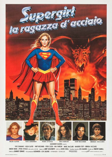 Affiche Poster de Supergirl avec Helen Slater 1984