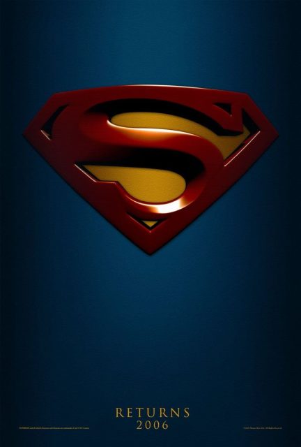 Affiche Poster de Superman Returns avec Brandon Routh et Kevin Spacey 2006