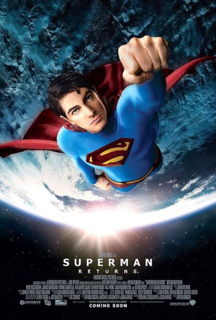 Affiche Poster de Superman Returns avec Brandon Routh et Kevin Spacey 2006