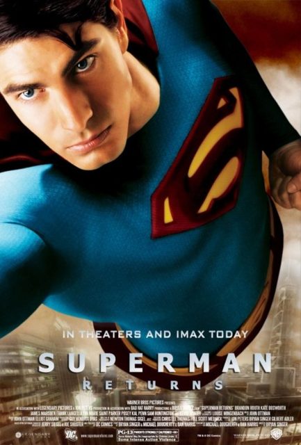 Affiche Poster de Superman Returns avec Brandon Routh et Kevin Spacey 2006