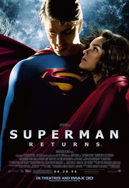 Affiche Poster de Superman Returns avec Brandon Routh et Kevin Spacey 2006