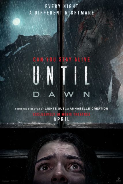 Affiche Poster de Until dawn : la mort sans fin 2025