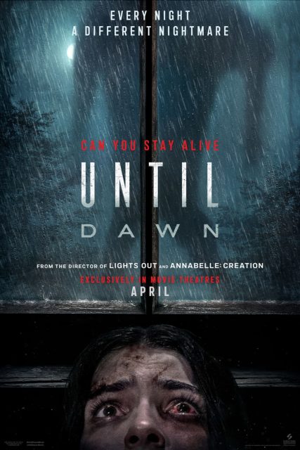 Affiche Poster de Until dawn : la mort sans fin 2025