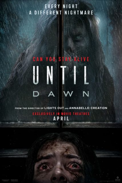 Affiche Poster de Until dawn : la mort sans fin 2025