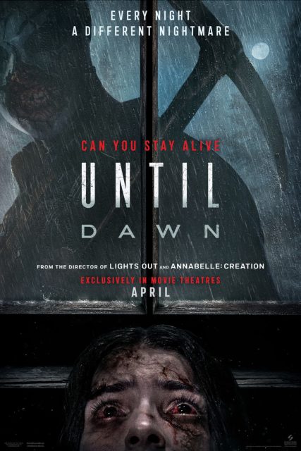 Affiche Poster de Until dawn : la mort sans fin 2025