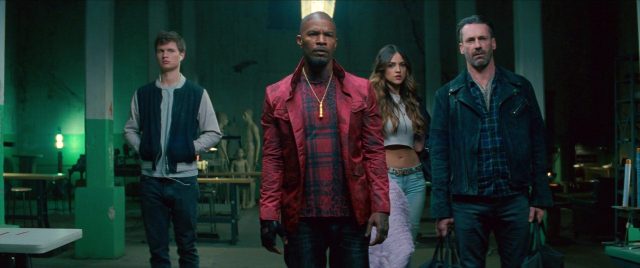 Ansel Elgort et Lily James dans Baby Driver 2017