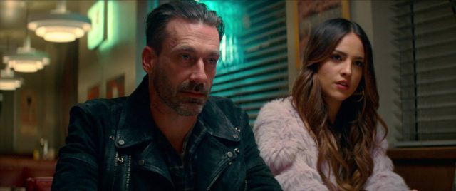 Ansel Elgort et Lily James dans Baby Driver 2017