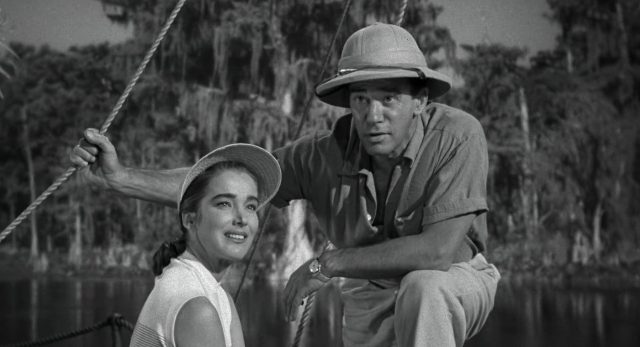 Scène dans L'étrange créature du lac noir Creature from the Black Lagoon 1954