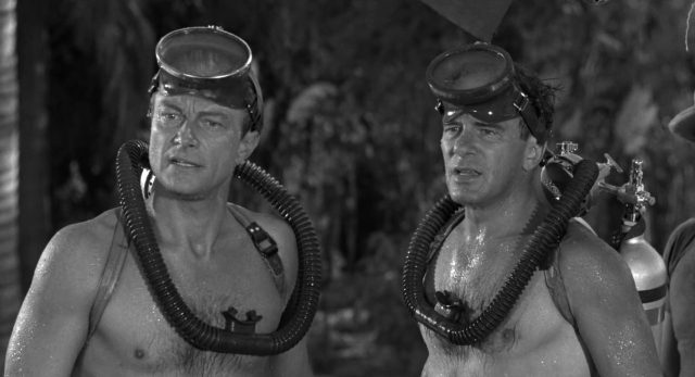 Scène dans L'étrange créature du lac noir Creature from the Black Lagoon 1954