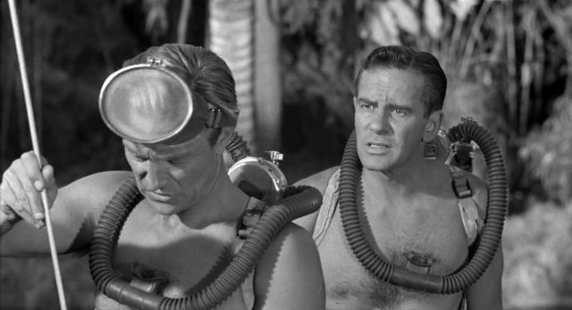 Scène dans L'étrange créature du lac noir Creature from the Black Lagoon 1954
