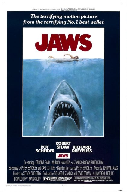 Les dents de la mer - Photos et affiches. 2 Affiche Poster Les dents de la mer Jaws 1975