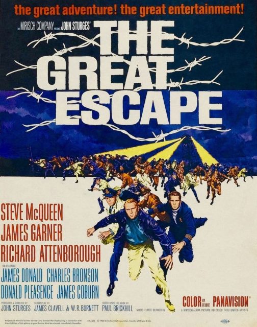 Affiche Poster de La Grande Évasion The Great Escape avec Steve McQueen 1963