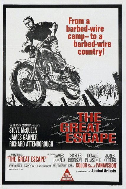 Affiche Poster de La Grande Évasion The Great Escape avec Steve McQueen 1963