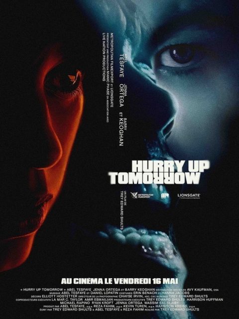 Affiche Poster de Hurry up tomorrow avec Abel Tesfaye et Jenna Ortega 2025