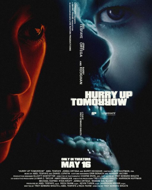 Affiche Poster de Hurry up tomorrow avec Abel Tesfaye et Jenna Ortega 2025