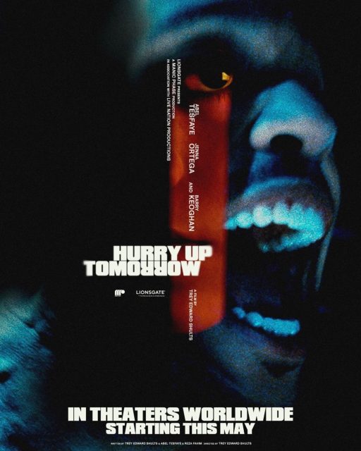 Affiche Poster de Hurry up tomorrow avec Abel Tesfaye et Jenna Ortega 2025