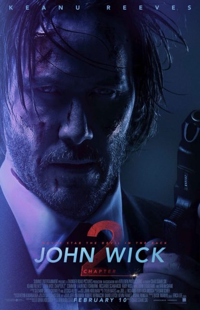 John Wick 2 - Photos et affiches. 2 Affiche Poster de John Wick Chapter 2 avec Keanu Reeves 2017