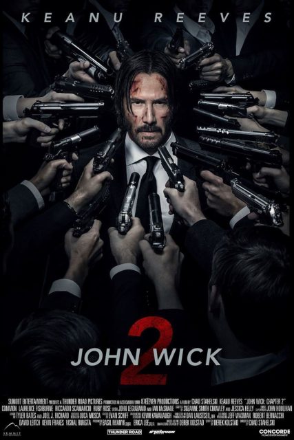 John Wick 2 - Photos et affiches. 3 Affiche Poster de John Wick Chapter 2 avec Keanu Reeves 2017
