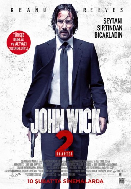 John Wick 2 - Photos et affiches. 6 Affiche Poster de John Wick Chapter 2 avec Keanu Reeves 2017