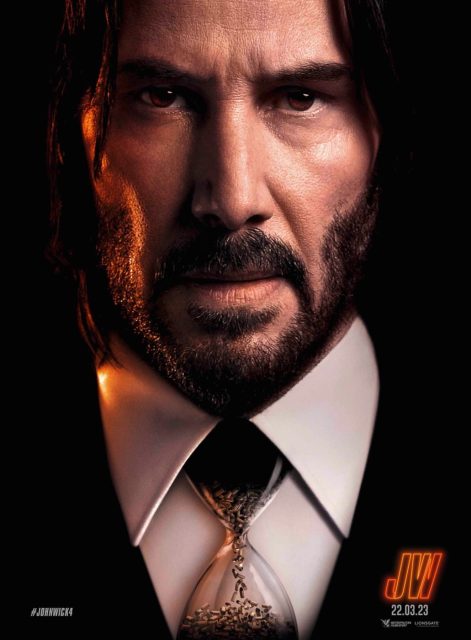 John Wick : Chapitre 4 - Photos et affiches. 3 Affiche Poster de John Wick Chapitre 4 avec Keanu Reeves 2023