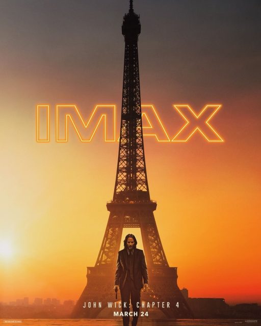 John Wick : Chapitre 4 - Photos et affiches. 17 Affiche Poster de John Wick Chapitre 4 avec Keanu Reeves 2023