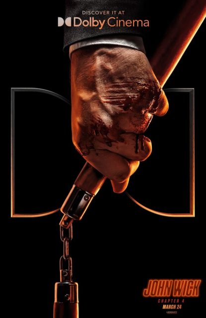 John Wick : Chapitre 4 - Photos et affiches. 18 Affiche Poster de John Wick Chapitre 4 avec Keanu Reeves 2023