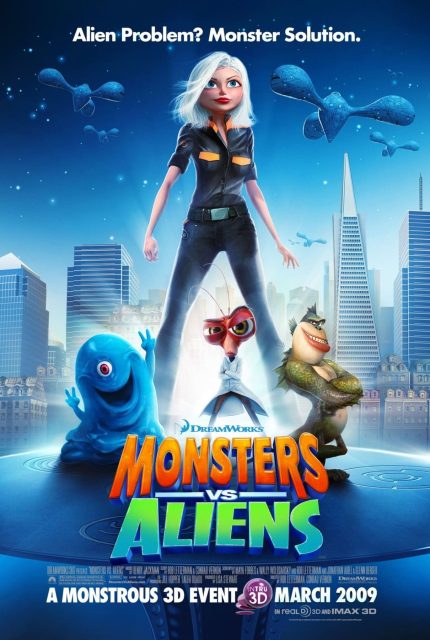 Affiche Poster de Monstres contre aliens Monsters vs 2009