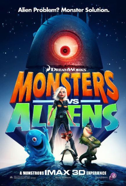Affiche Poster de Monstres contre aliens Monsters vs 2009