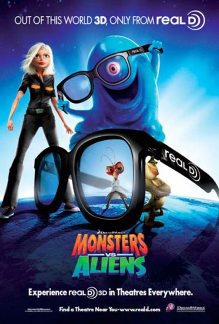 Affiche Poster de Monstres contre aliens Monsters vs 2009