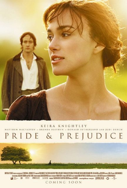 Orgueil et Préjugés - Photos et affiches. 2 Affiche Poster de Orgueil et Préjugés Pride and Prejudice avec Keira Knightley 2005