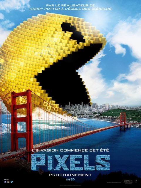 Affiche Poster de Pixels the movie avec Adam Sandler 2015