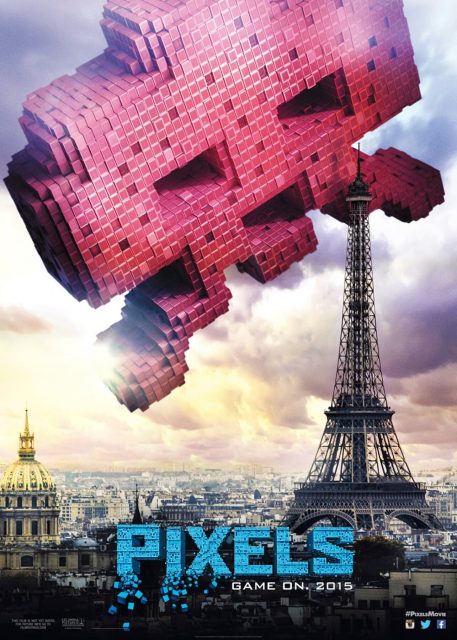 Affiche Poster de Pixels the movie avec Adam Sandler 2015