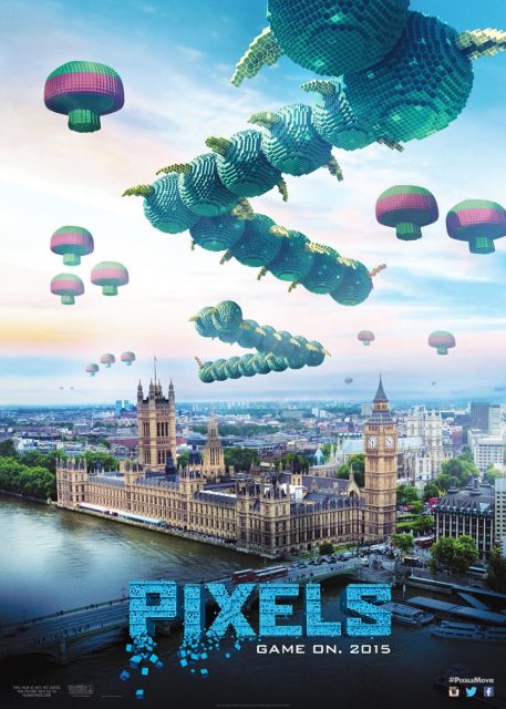 Affiche Poster de Pixels the movie avec Adam Sandler 2015