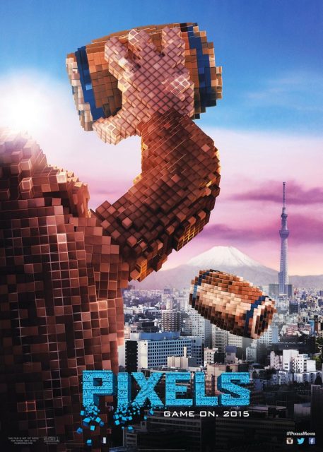 Affiche Poster de Pixels the movie avec Adam Sandler 2015